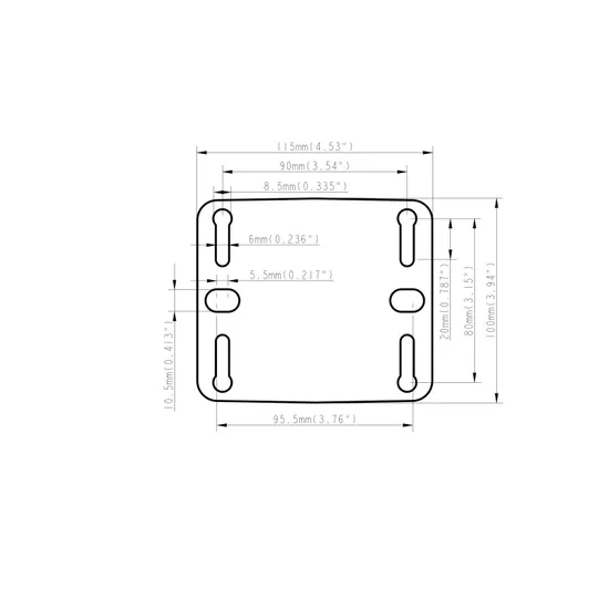 aruba jw054a ap 270 mnt h1 versatile mount kit outdoor ap bracket 3.webp