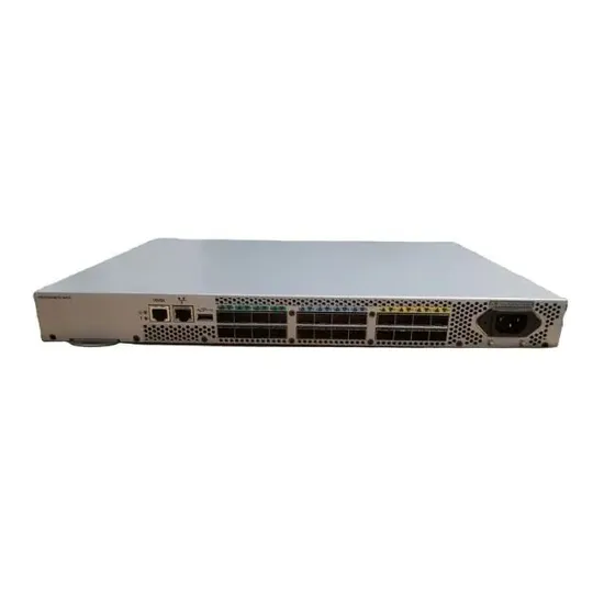 br g610 8 16g 0 brocade g610 switch 24x ports 8x 16gb shortwave port side exhaust.webp