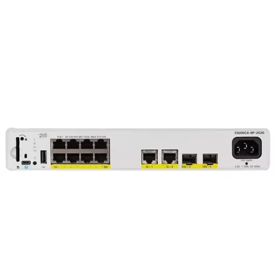 original new c9200cx 8p 2x2g a ethernet switch 8 port network advantage 9200cx series newtork switches 3.webp original new c9200cx 8p 2x2g a ethernet switch 8 port network advantage 9200cx series newtork switches 3.webp