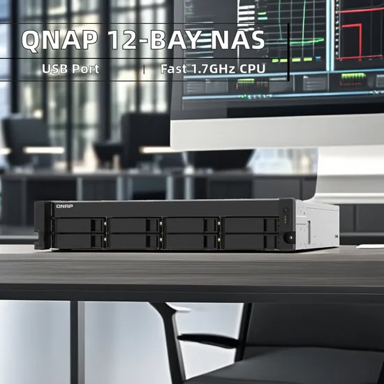 qnap ts 1232pxu 4g 12 bay nas enclosure with usb interface networking storage in stock 4.webp